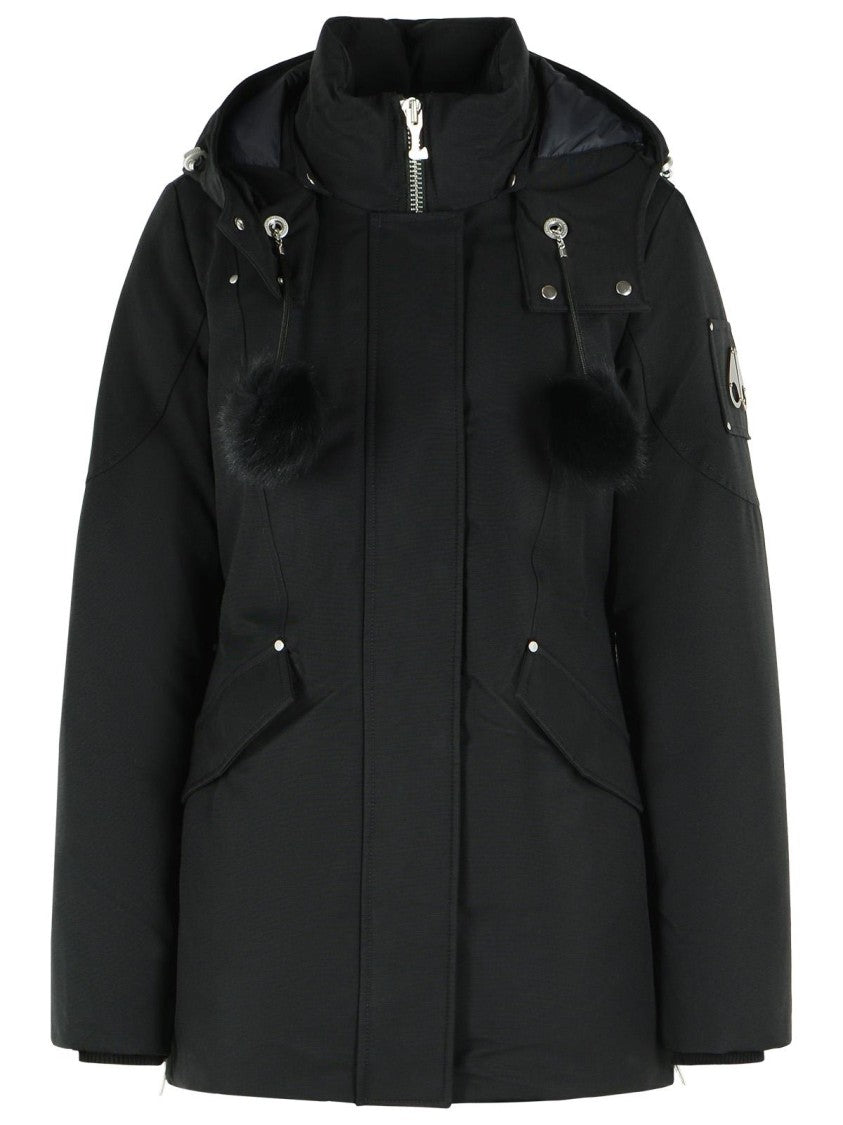 Moose Knuckles 'Original 3Q 2.0' Black Cotton Blend Down Jacket