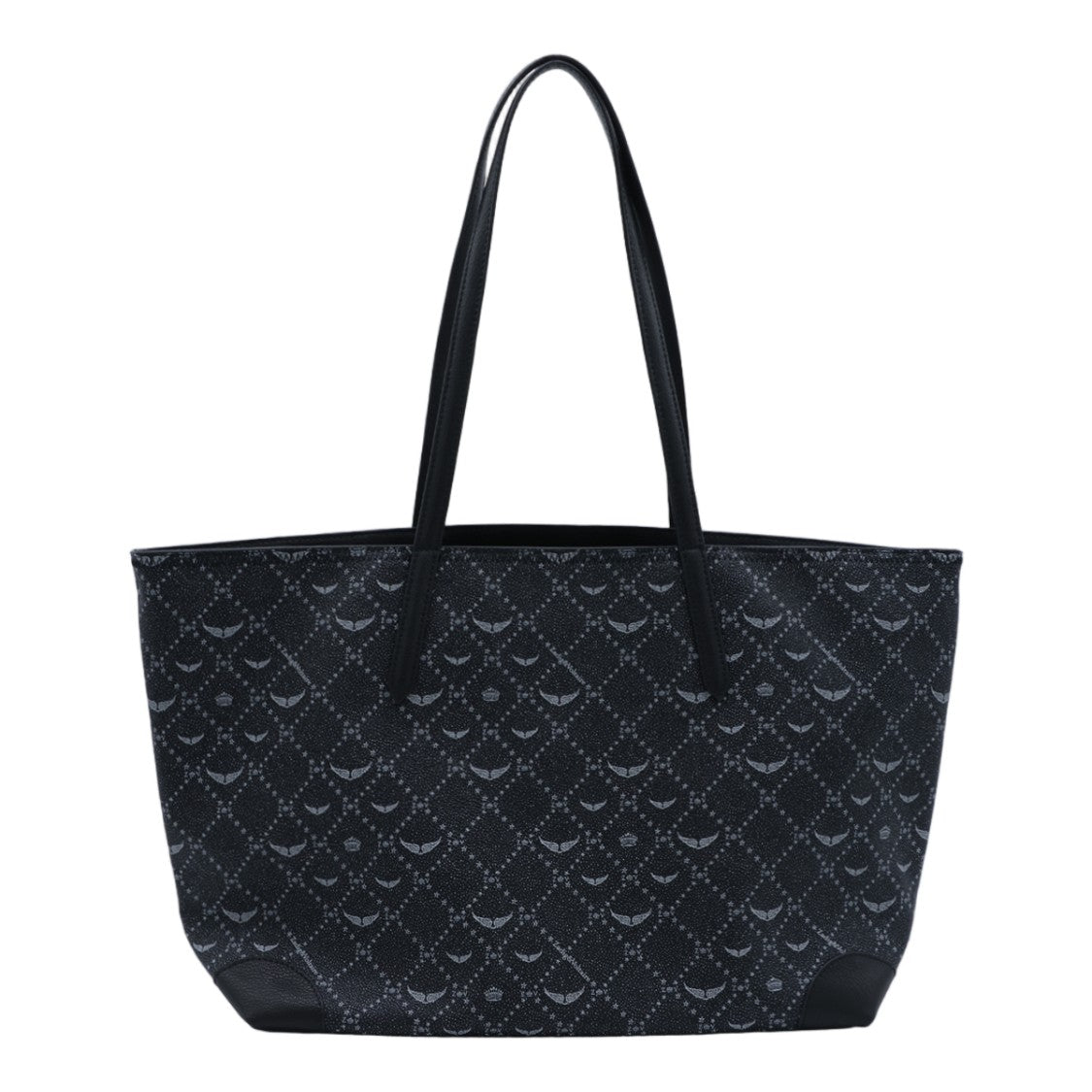 Zadig & Voltaire Textured Tote Bag With Winged Motifs And Stars