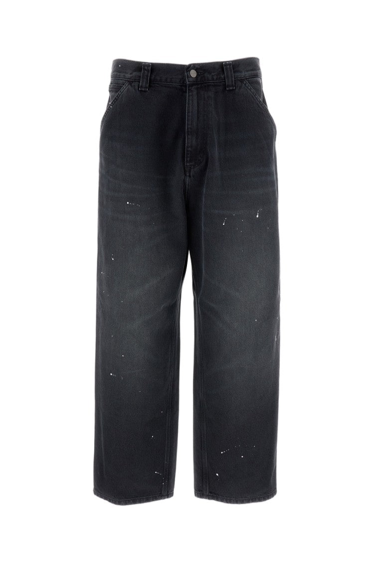 Carhartt Wip Black Smith Cotton Canvas Pants