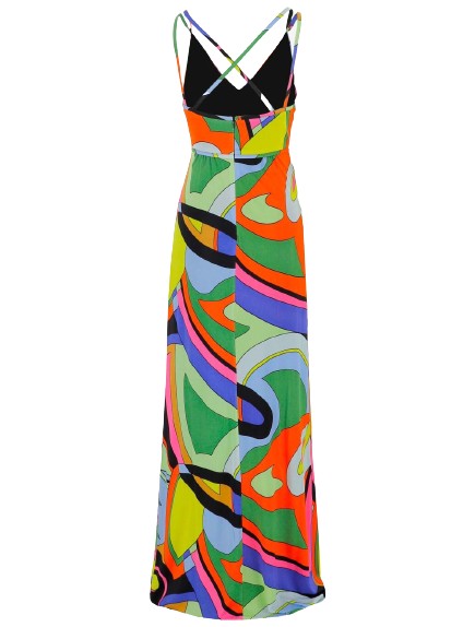 Moschino Multicolour Viscose Jersey Dress