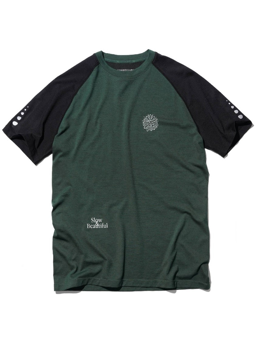 Uppervoid Green Maat Merino Wool T-Shirt