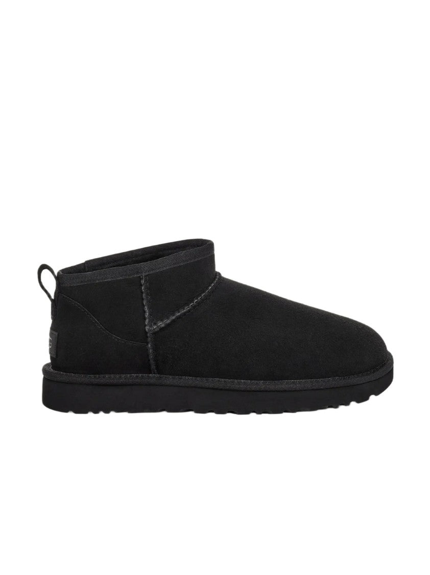 Ugg Classic Ultra Mini Ankle Boots In Soft Sheepskin Leather