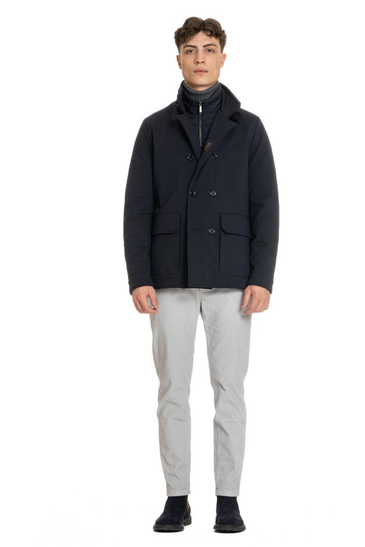 Moorer Padded Peacoat Model Bas-Tz