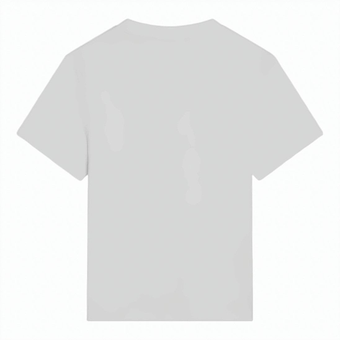 Ami Paris Cropped Cotton T-Shirt With Heart Logo