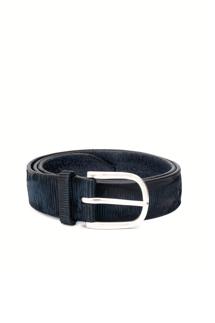 Orciani Lamellar Leather Belt