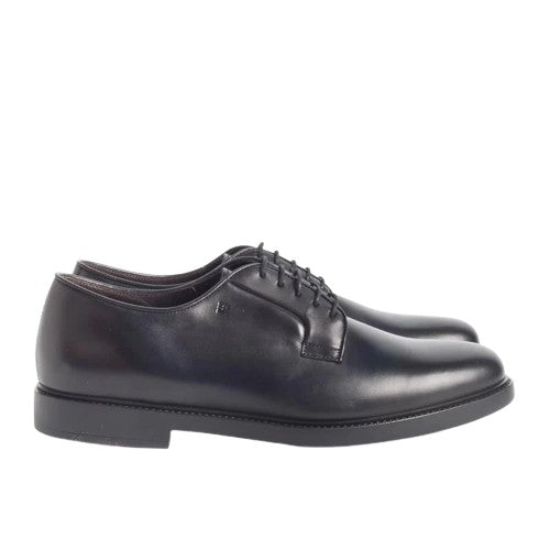 Fratelli Rossetti Black Leather Laced Shoe