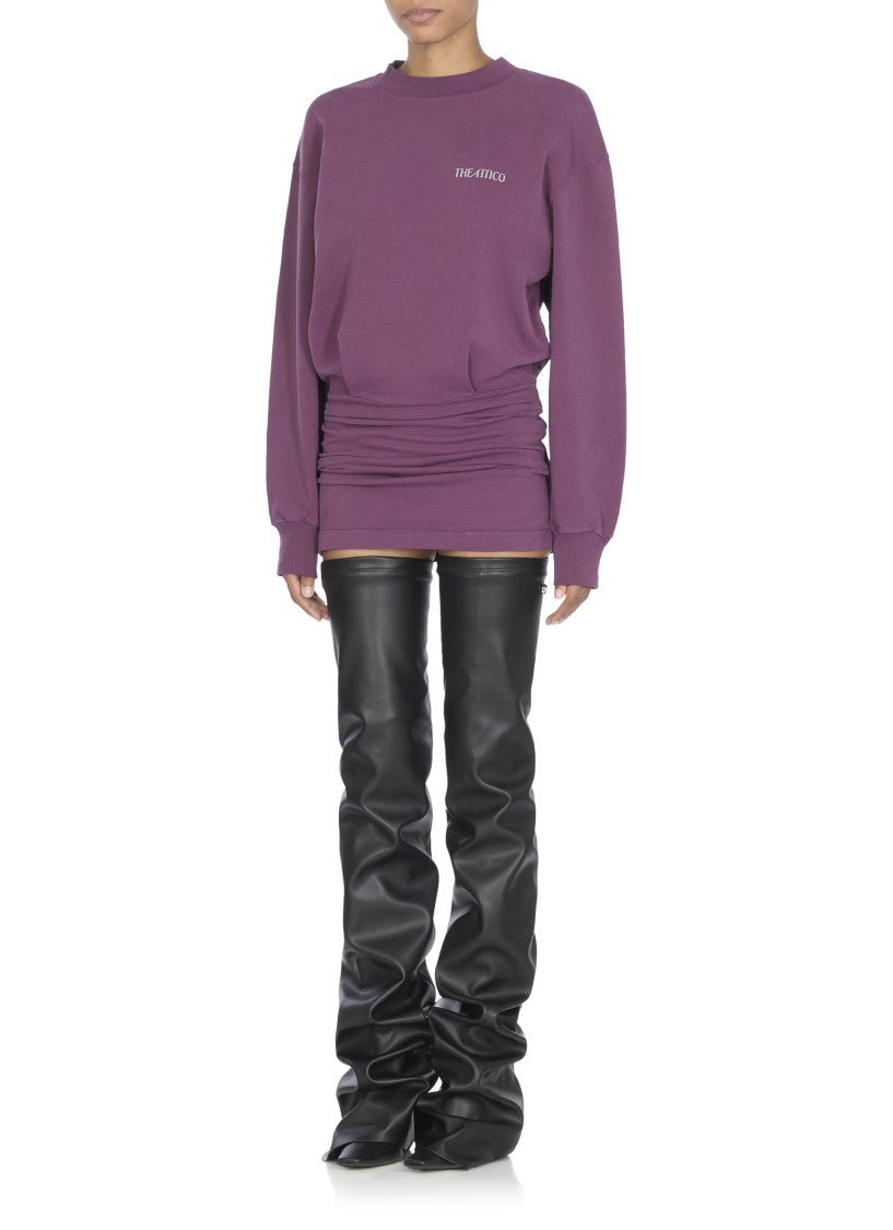 The Attico Purple Cotton Dress