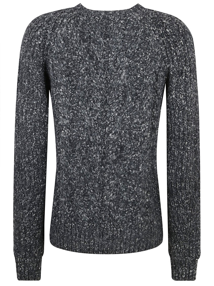 Isabel Marant Textured Grey Knit Sweater