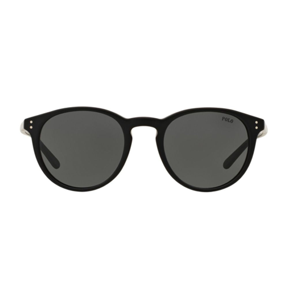 Polo Ralph Lauren Ph4110 Slightly Rounded Black Acetate Sunglasses