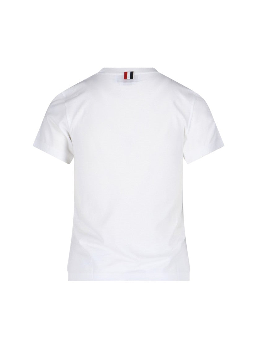 Thom Browne Logo T-Shirt – White