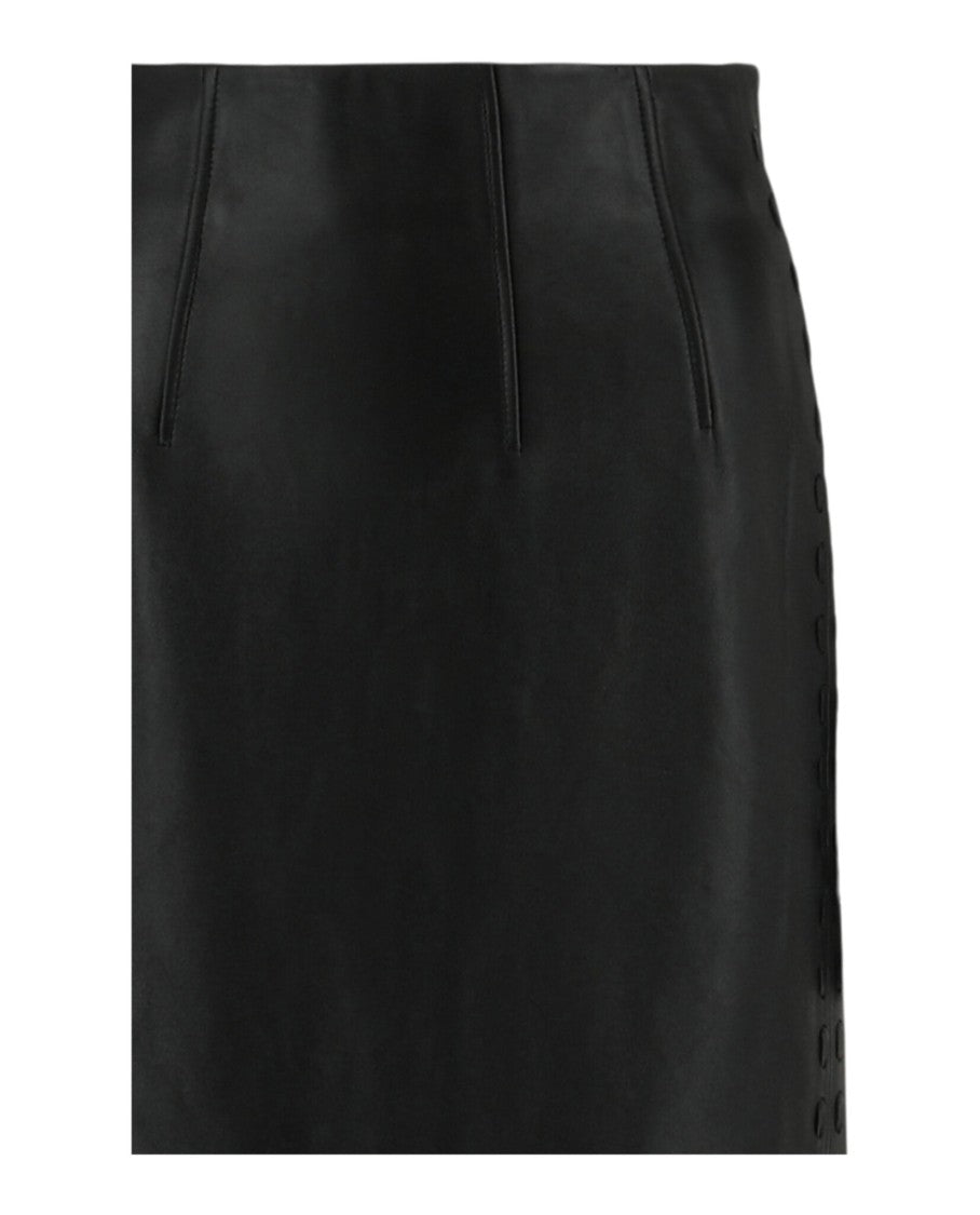 Alexander Mcqueen Leather Pencil Skirt
