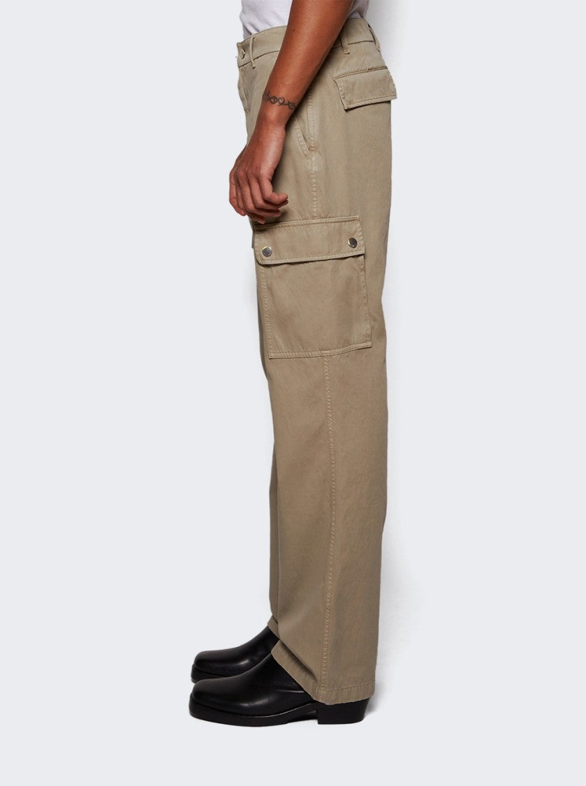 Burberry Gabardine Cargo Trousers - Heron