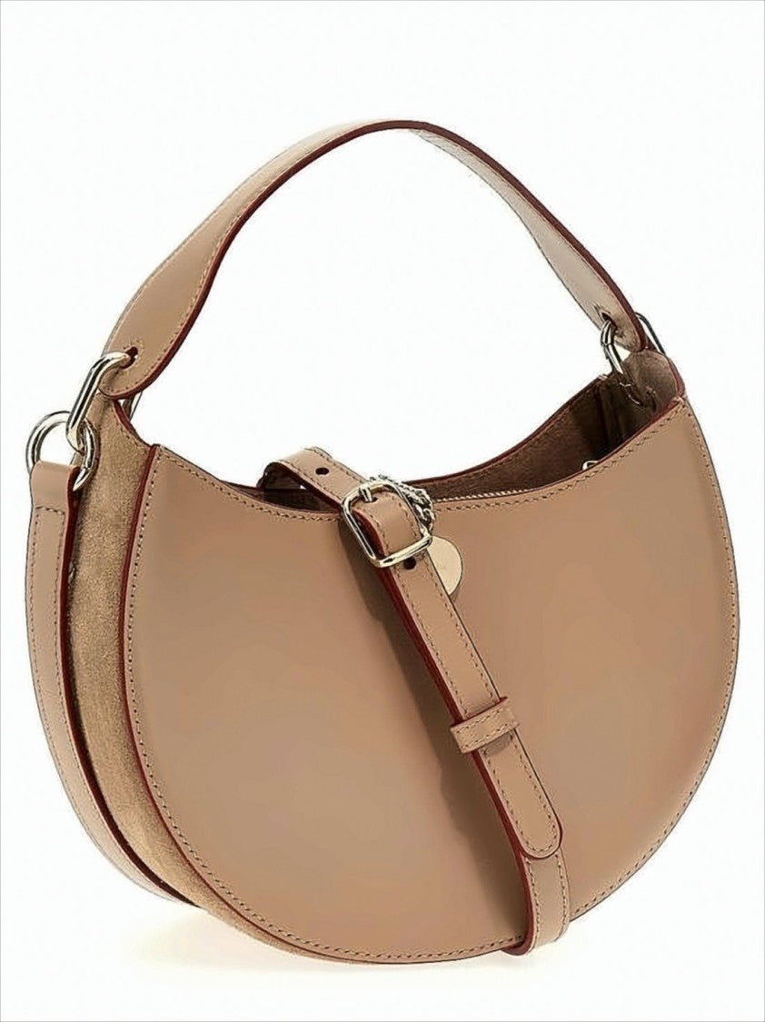 Chloé Crescent-Shaped Calf Leather Tote Bag