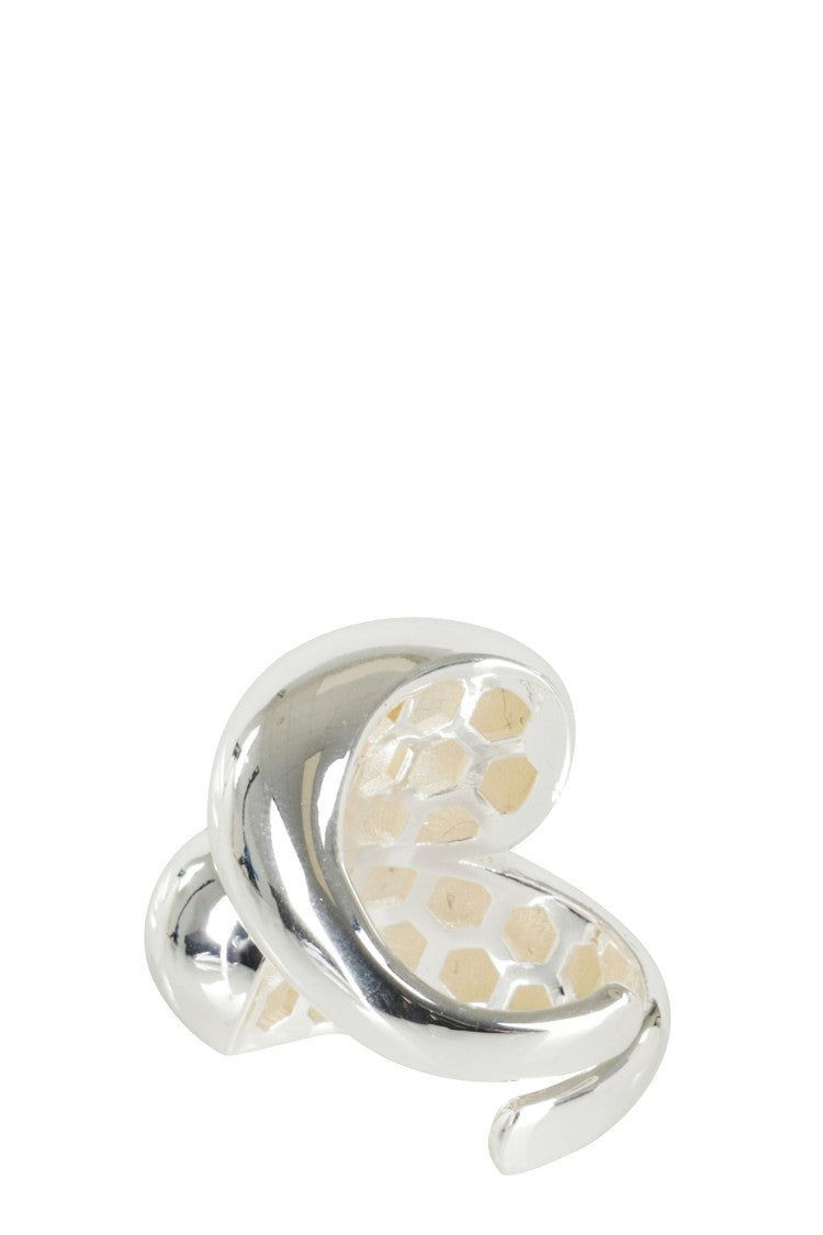 Federica Tosi Silver Ring Isa 925 Silver Plated Brass Ring