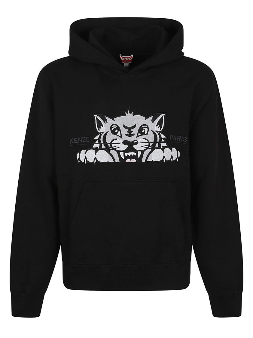 Kenzo Happy Tiger Embroidered Classic Hoodie