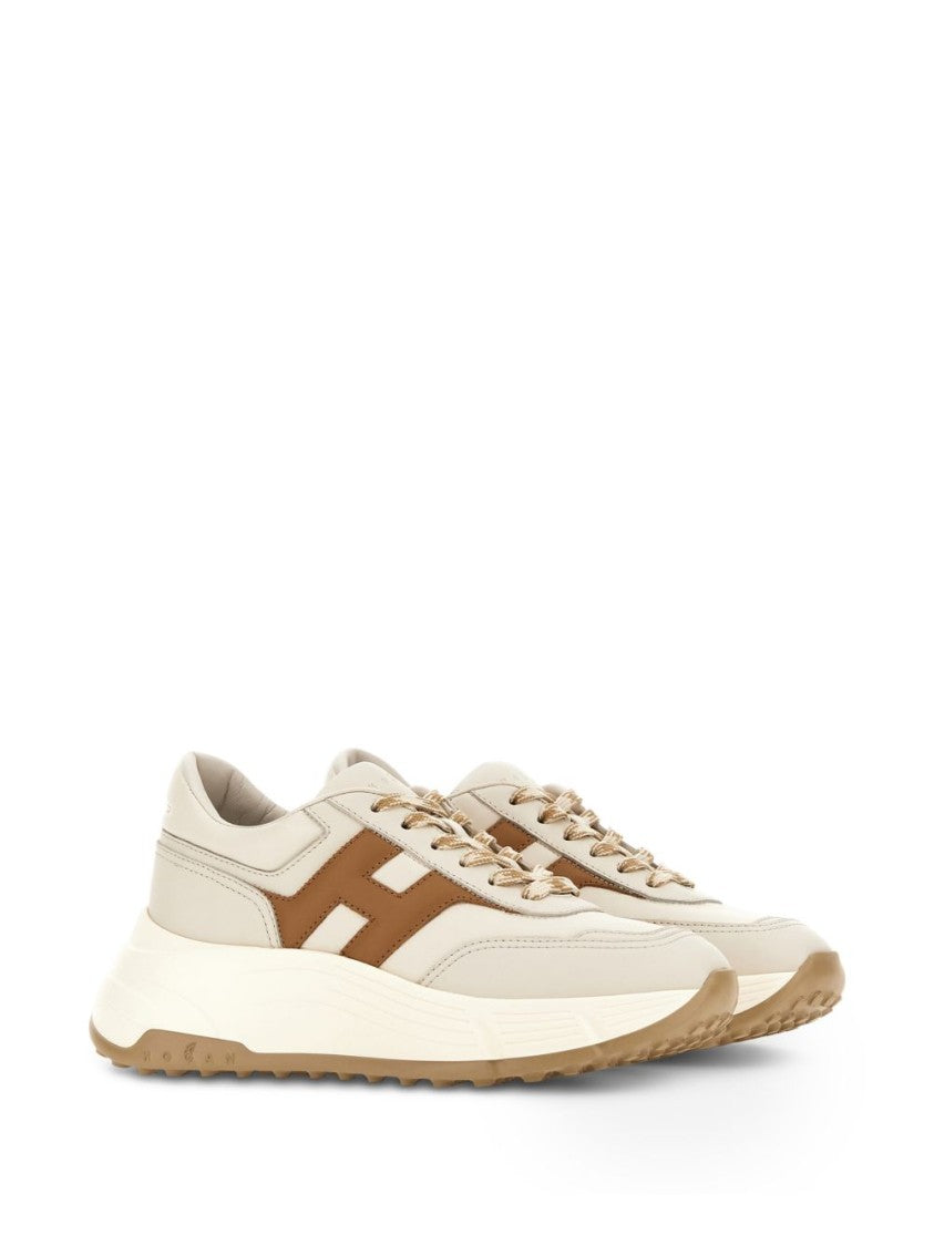 Hogan Silk And Nylon Sneakers