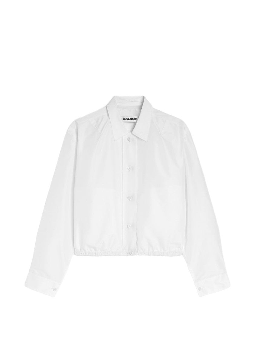 Jil Sander Cropped Shirt With Classic Collar