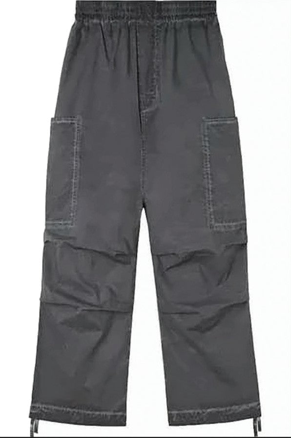 Sunnei Relaxed Fit Grey Straight Pants