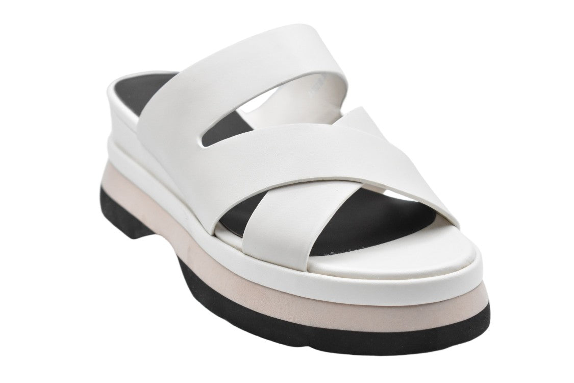 Jeannot Beige Leather 7 Cm Wedge Shoes