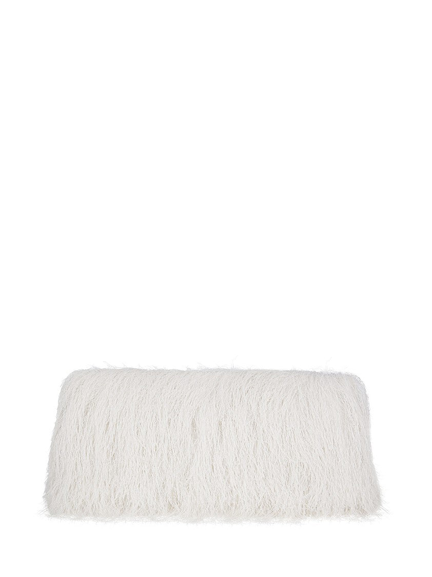 Dries Van Noten Structured Black Leather And Polyester Handbag