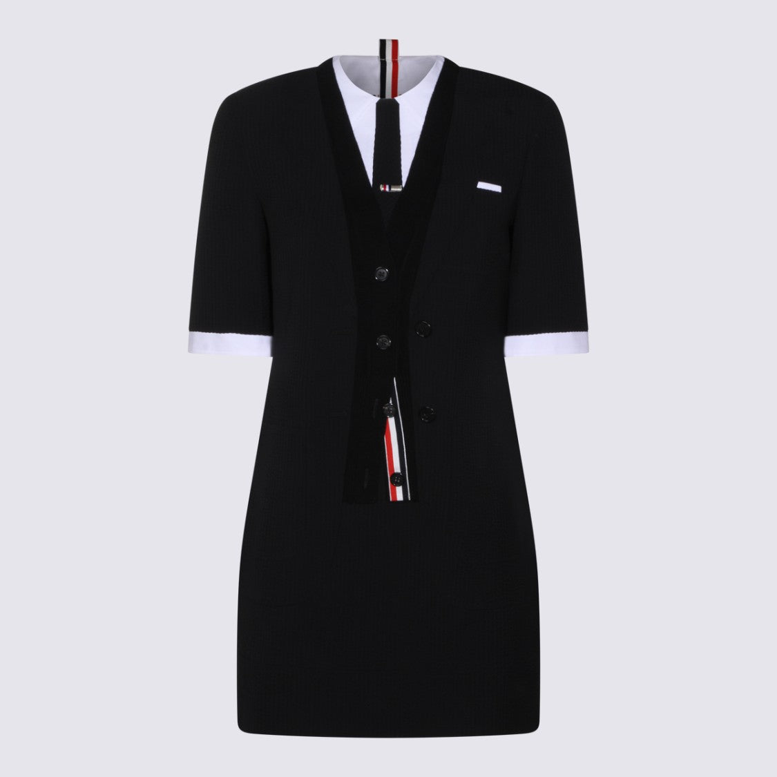 Thom Browne Tailored Black Mini Dress