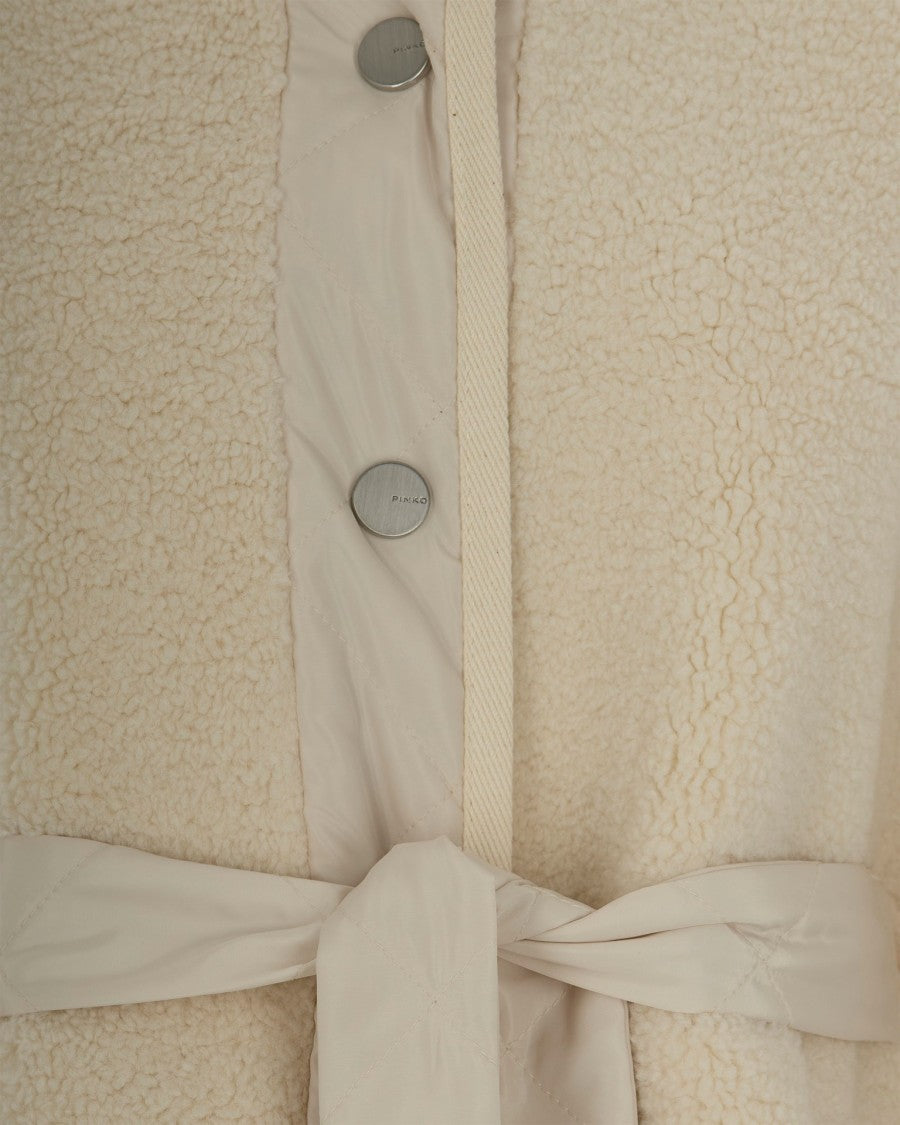 Pinko Capperi Coat – White Swan