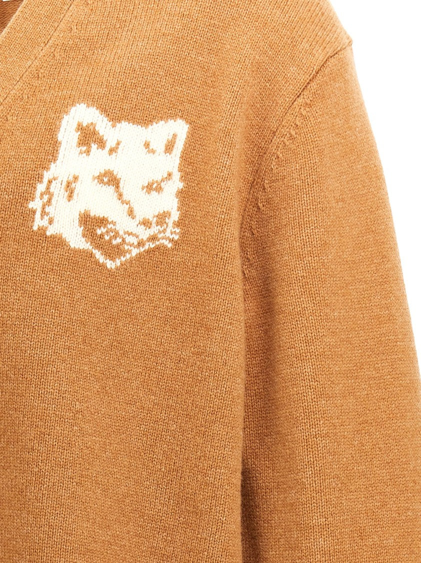 Maison Kitsuné Fox Head' Cardigan