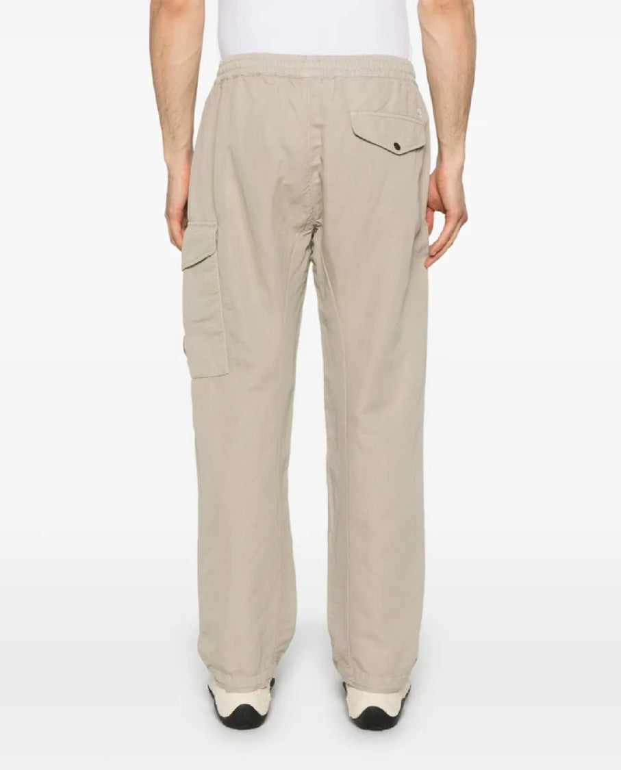 C.P. Company Regular Fit Cotton Linen Pants