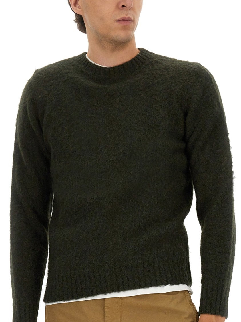 Aspesi Relaxed Fit Wool Jersey Sweater
