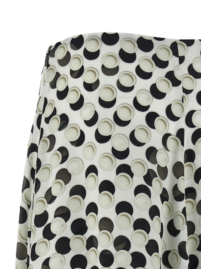 Fendi Polka Dot Skirt