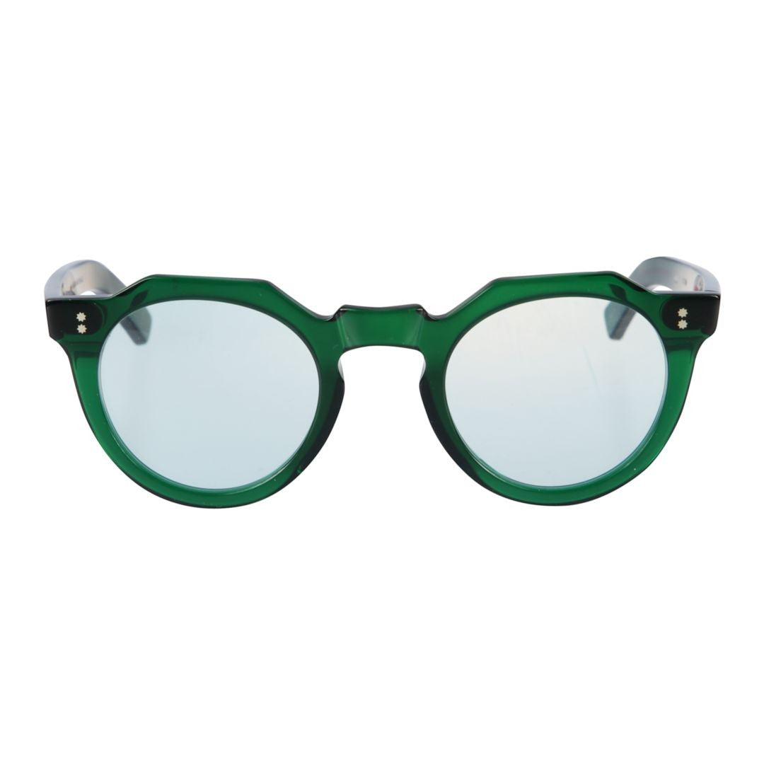 Kador Green Epiko Translucent Round Sunglasses