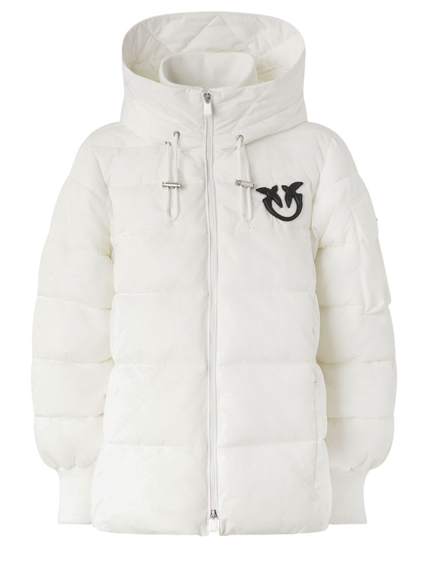 Pinko Padded Down Jacket With Drawstring Hood