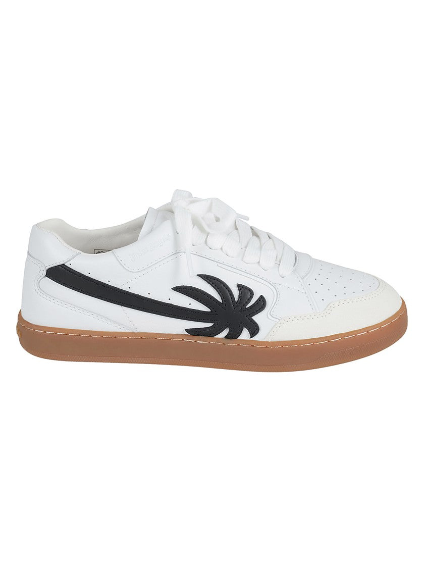 Palm Angels Palm Leaf White Sneakers