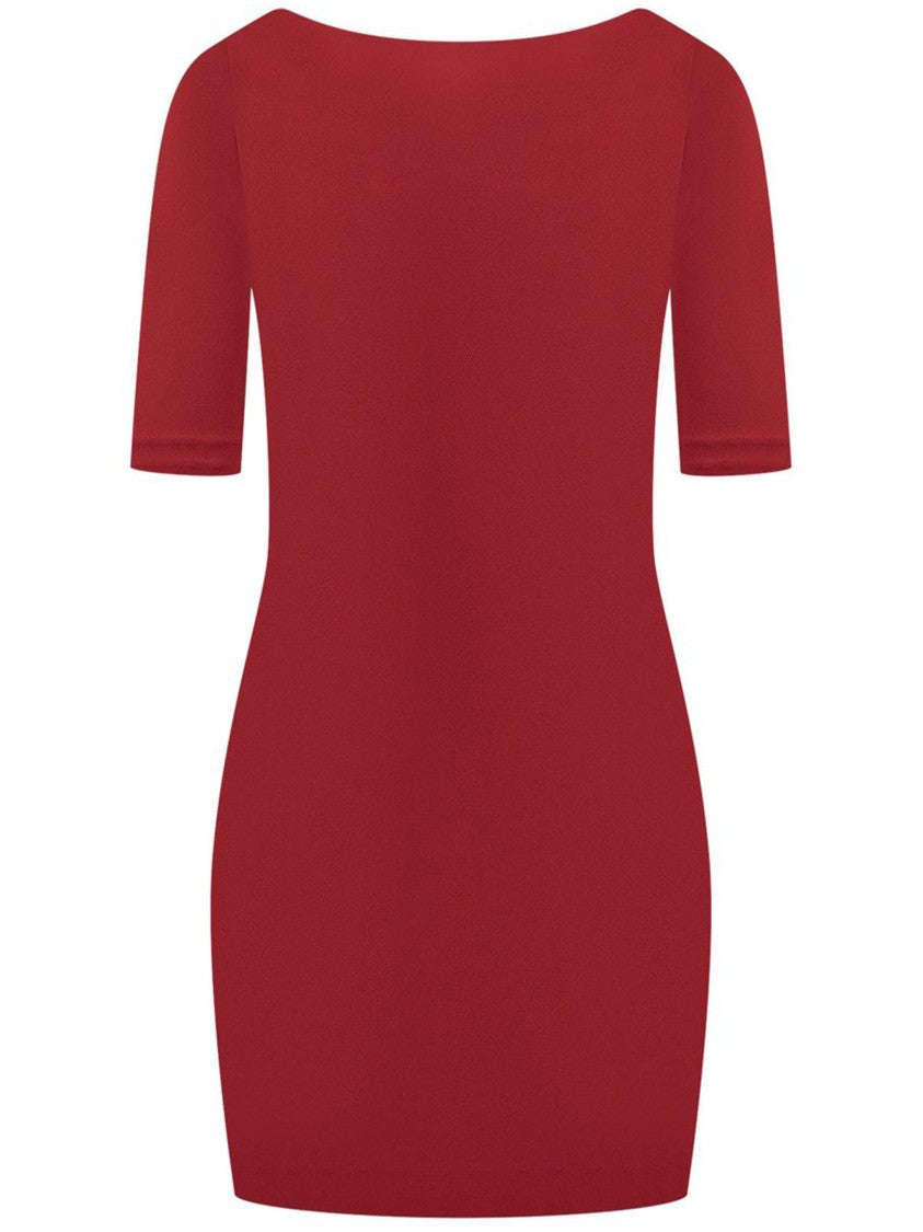 Dsquared2 Fitted Black Viscose Scoop Neck Top