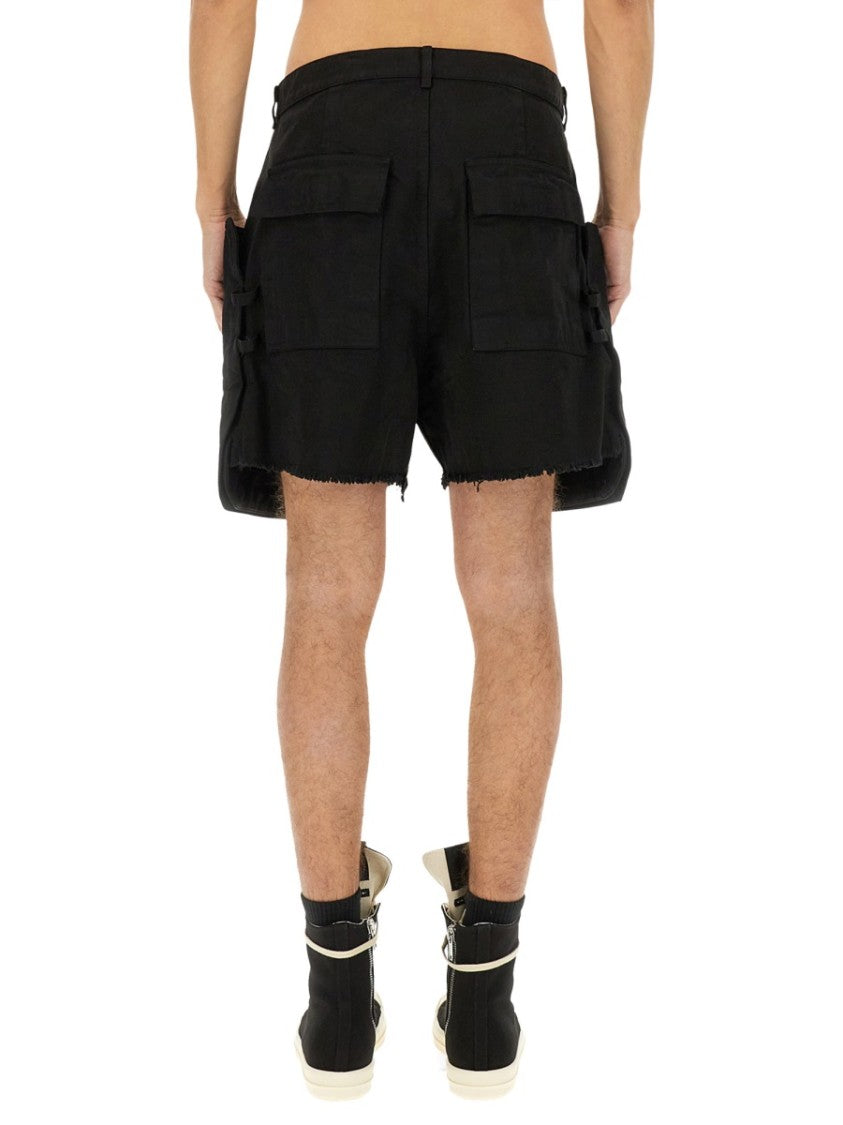 Drkshdw By Rick Owens Bermuda Cargo Shorts
