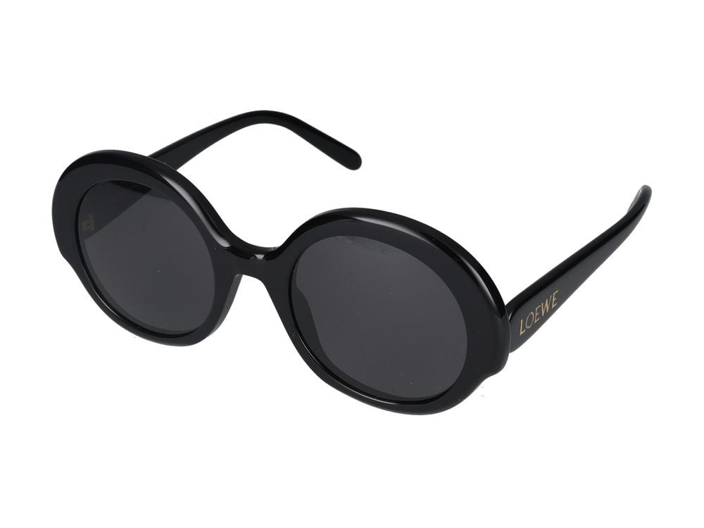 Loewe Black Rectangular Frame Sunglasses