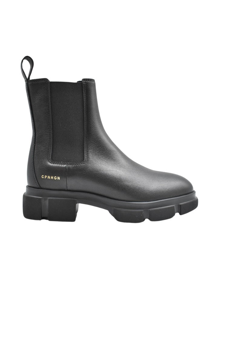 Copenhagen Studios Sole Lace-Up Boots With Design