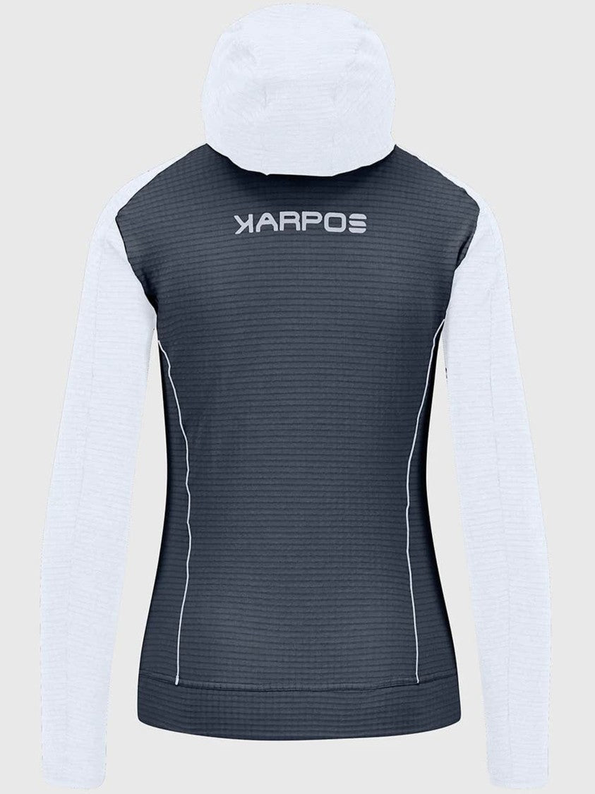 Karpos Grey Ambrizzola W Fitted Technical Hoodie