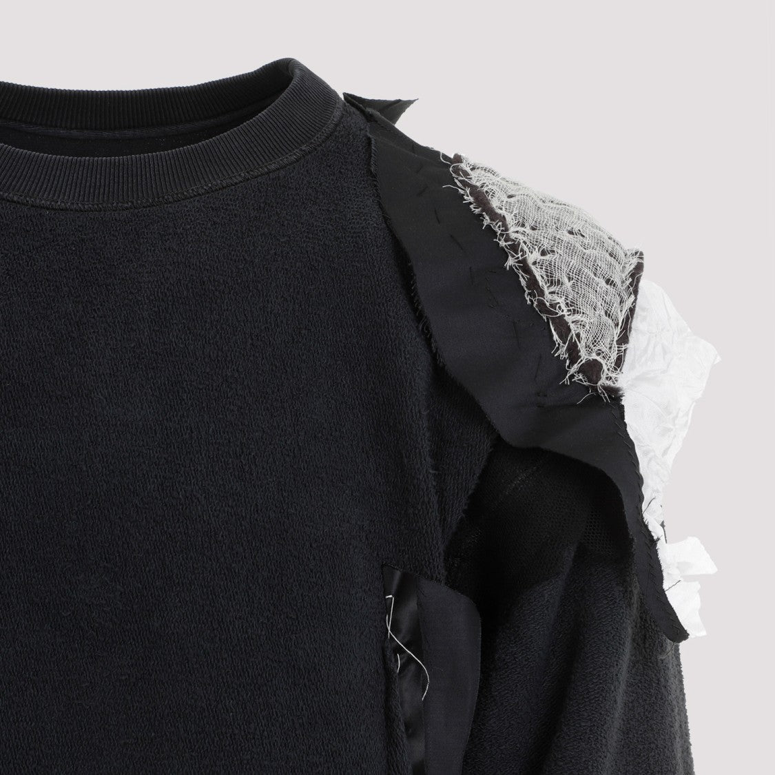 Maison Margiela Charcoal Grey Cotton Sweatshirt