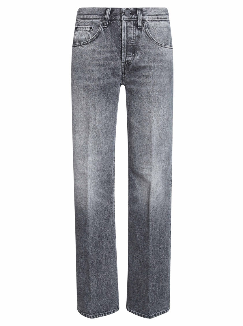Dondup Grey Jacklyn Loose-Fit Denim Jeans