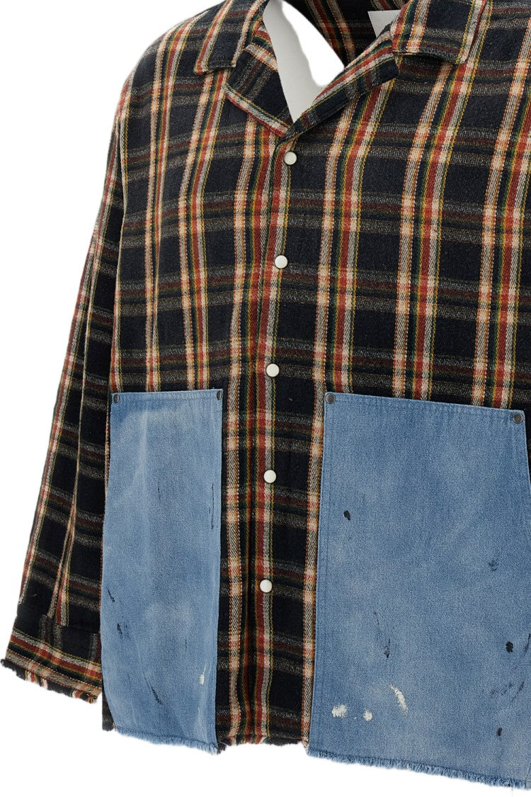 Found Multicolour Plaid Cotton Flannel Shirt
