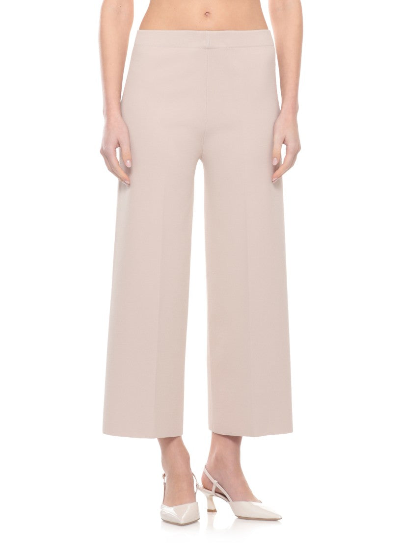 D. Exterior Viscose Straight-Leg Pants