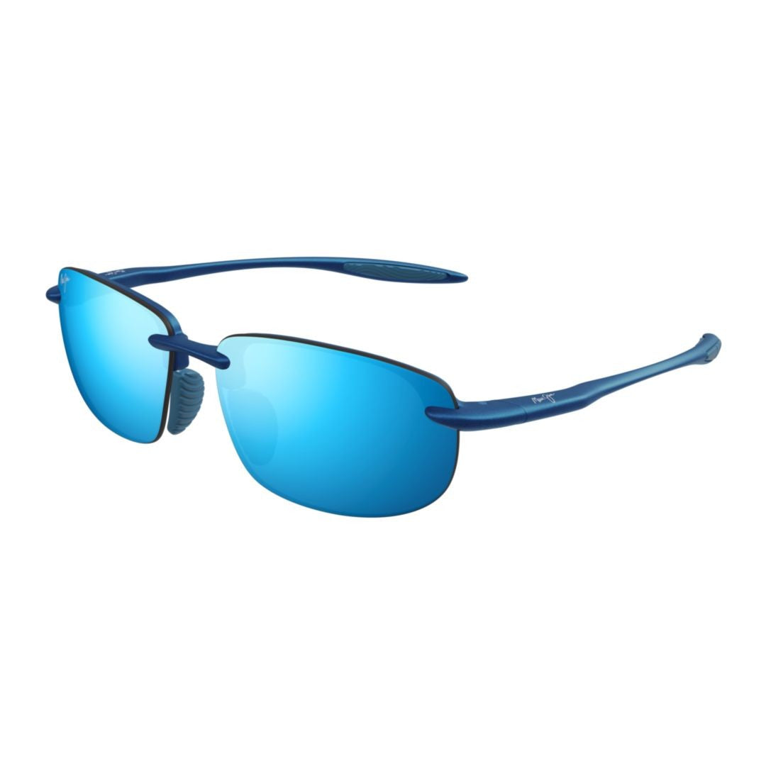 Maui Jim Hookipa Ultra Af Rimless Blue Mirrored Sunglasses