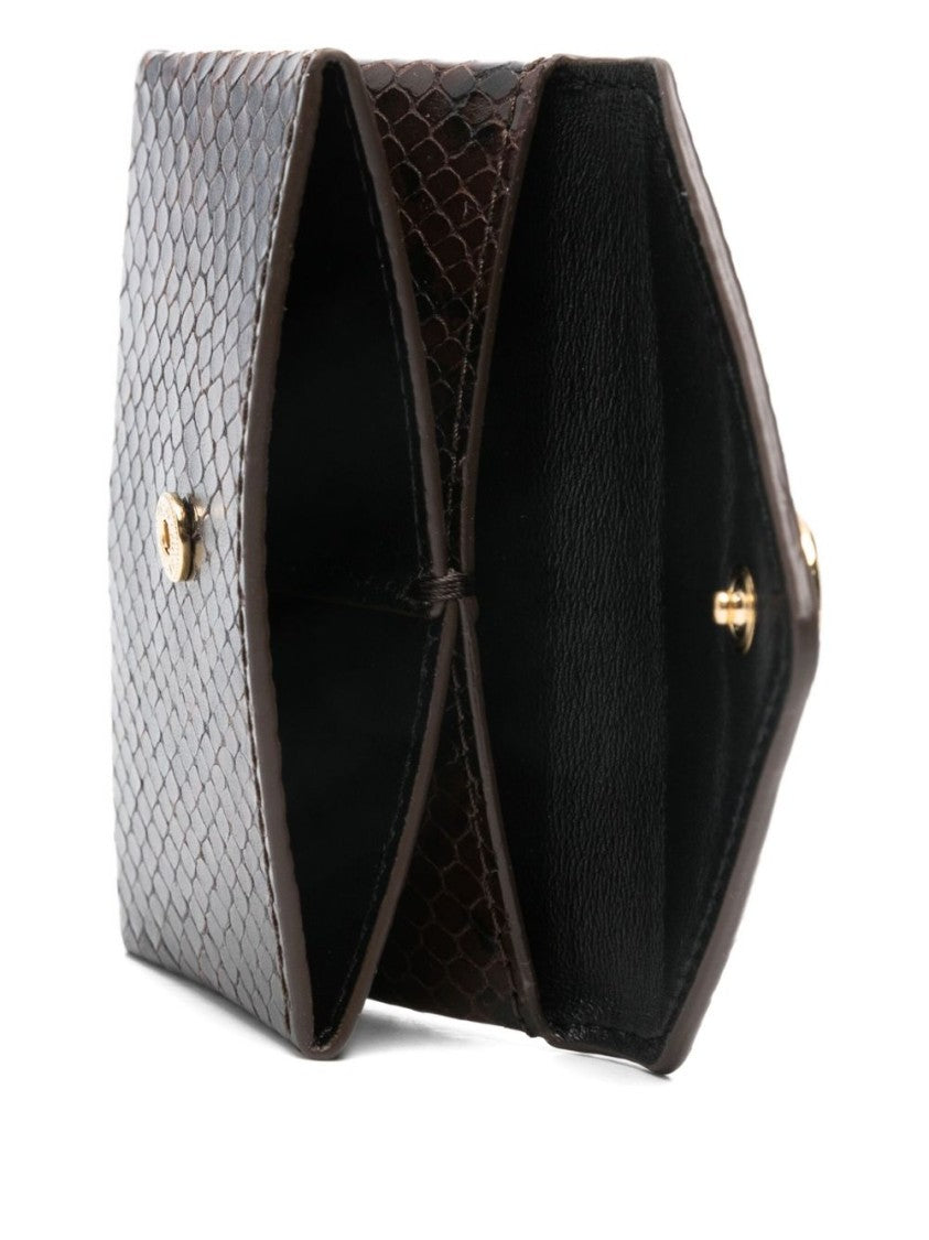 Jacquemus Rectangular Brown Leather Clutch