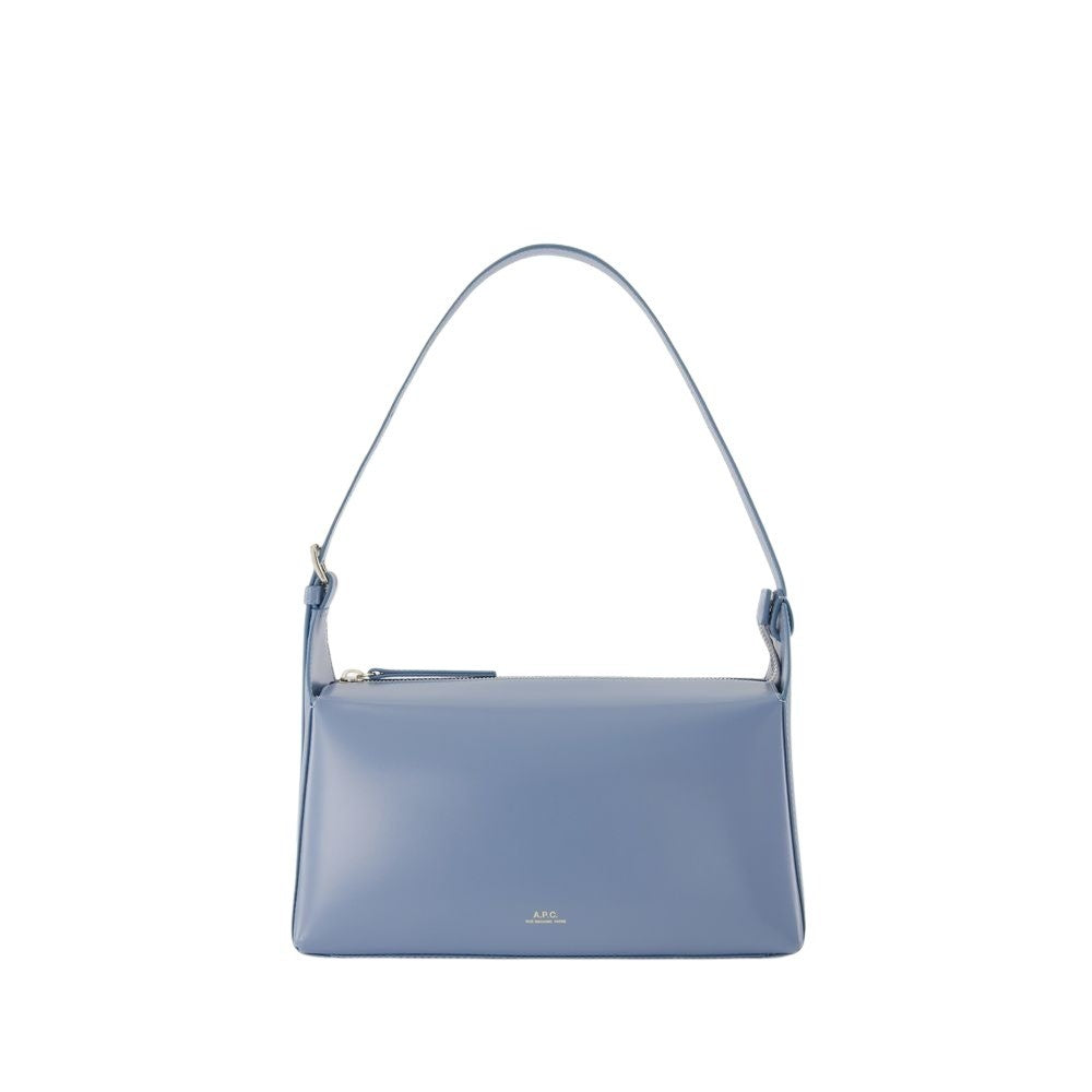 A.P.C. Virginie Shoulder Bag - Leather - Blue