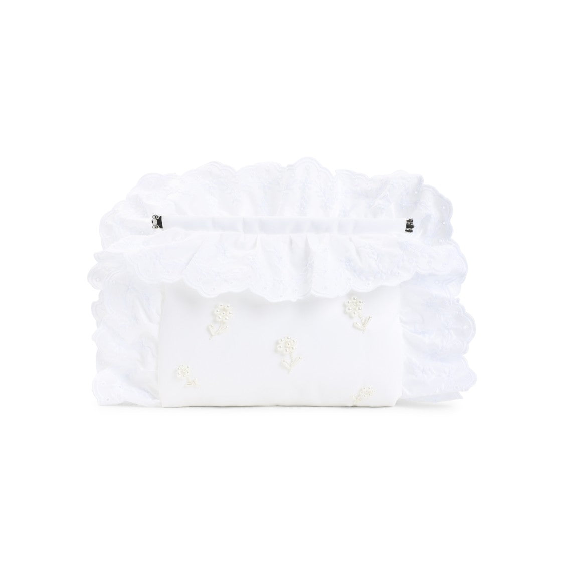 Simone Rocha Clutch Bag With Ruffled Edges