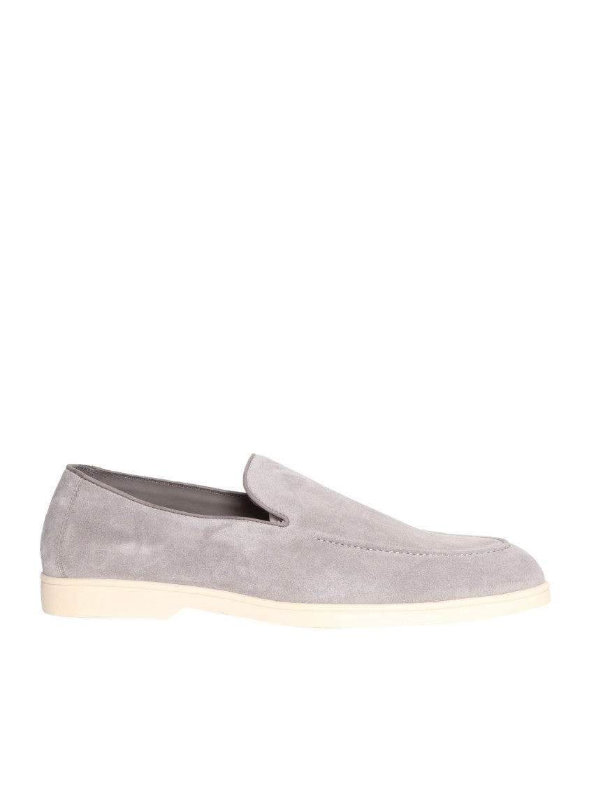 Doucal's Slip-On Calfskin Moccasins