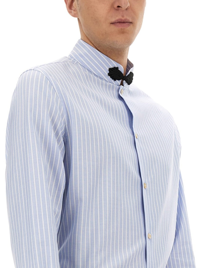 Valentino Cotton Oxford Shirt With Toggle Closure