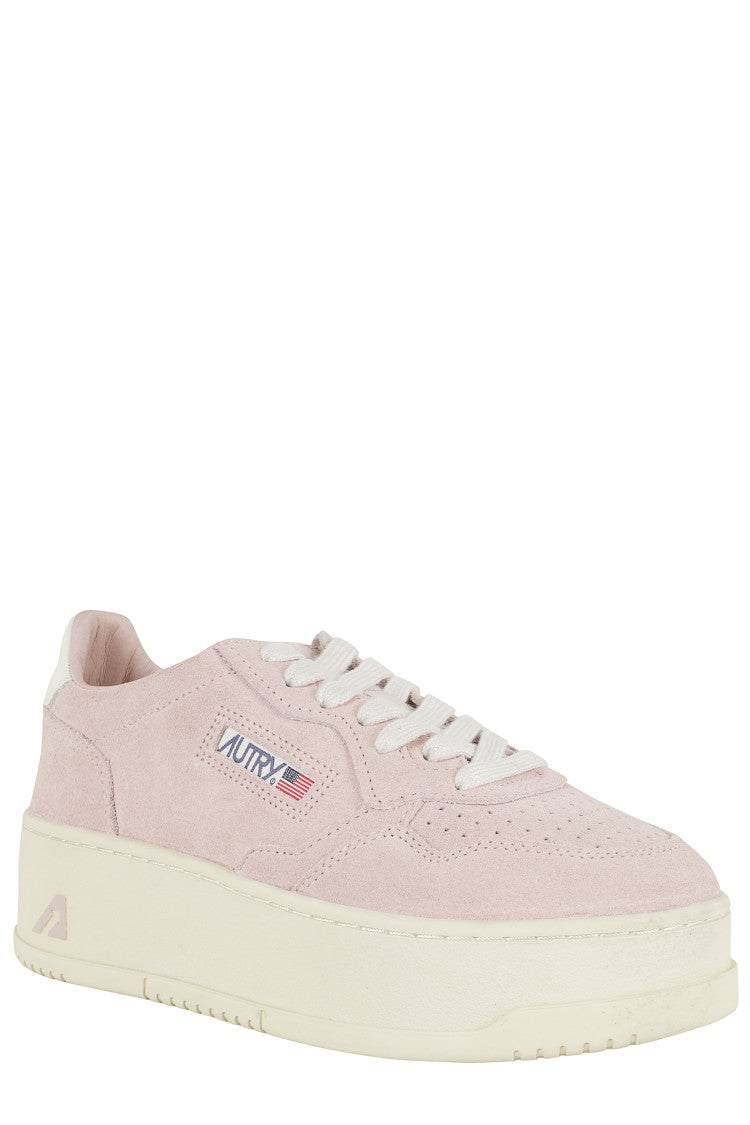 Autry White Platform Low Sneaker