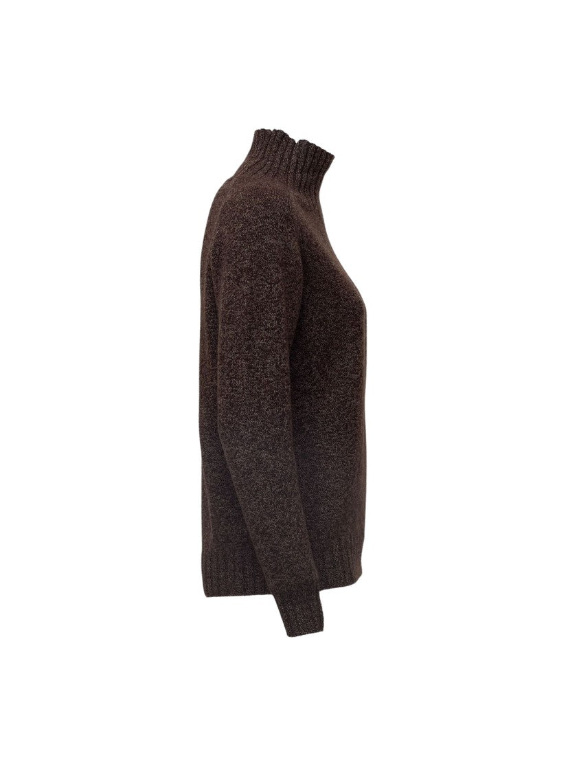 Zanone Mock-Neck Textured Knit Sweater